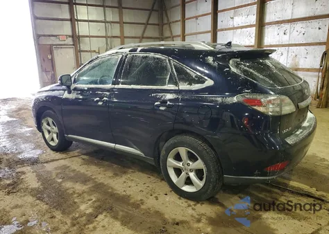 2010 Lexus Rx 350 z USA, uszkodzony, nr VIN 2T2BK1BA8AC002676